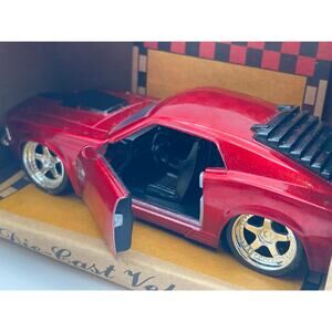 Playmaker Toys Diecast Vehicles Boss 429 Mustang NIP 1/34 Red Black Doors Open